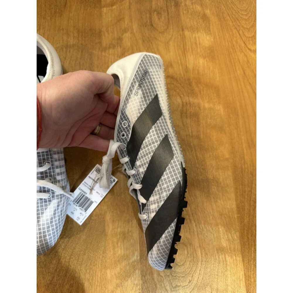 adidas Men's Sprintstar Track Shoes Size 12 White Brand New. GX6685 4/23